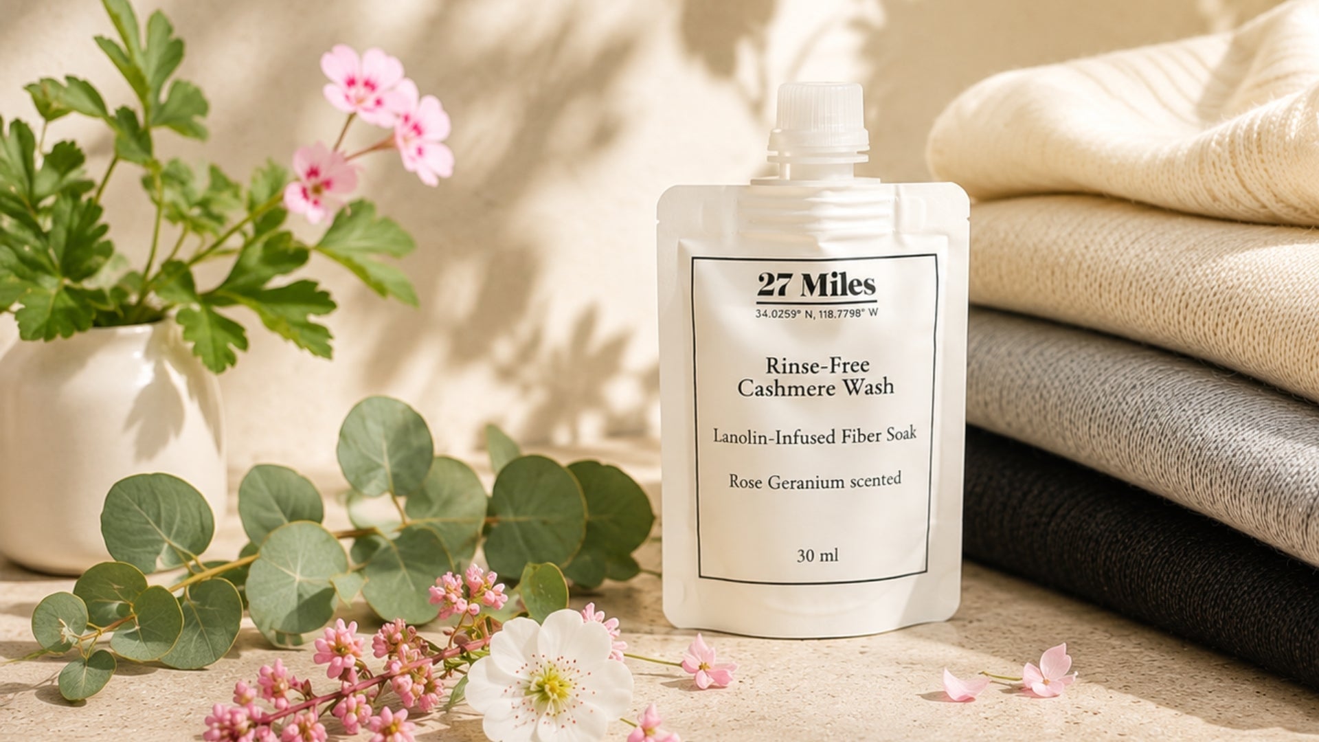 Rinse-Free Cashmere Wash