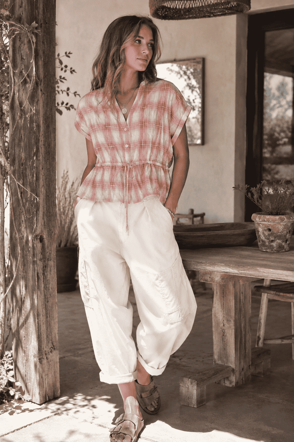 Atrani Plaid Cotton Shirt