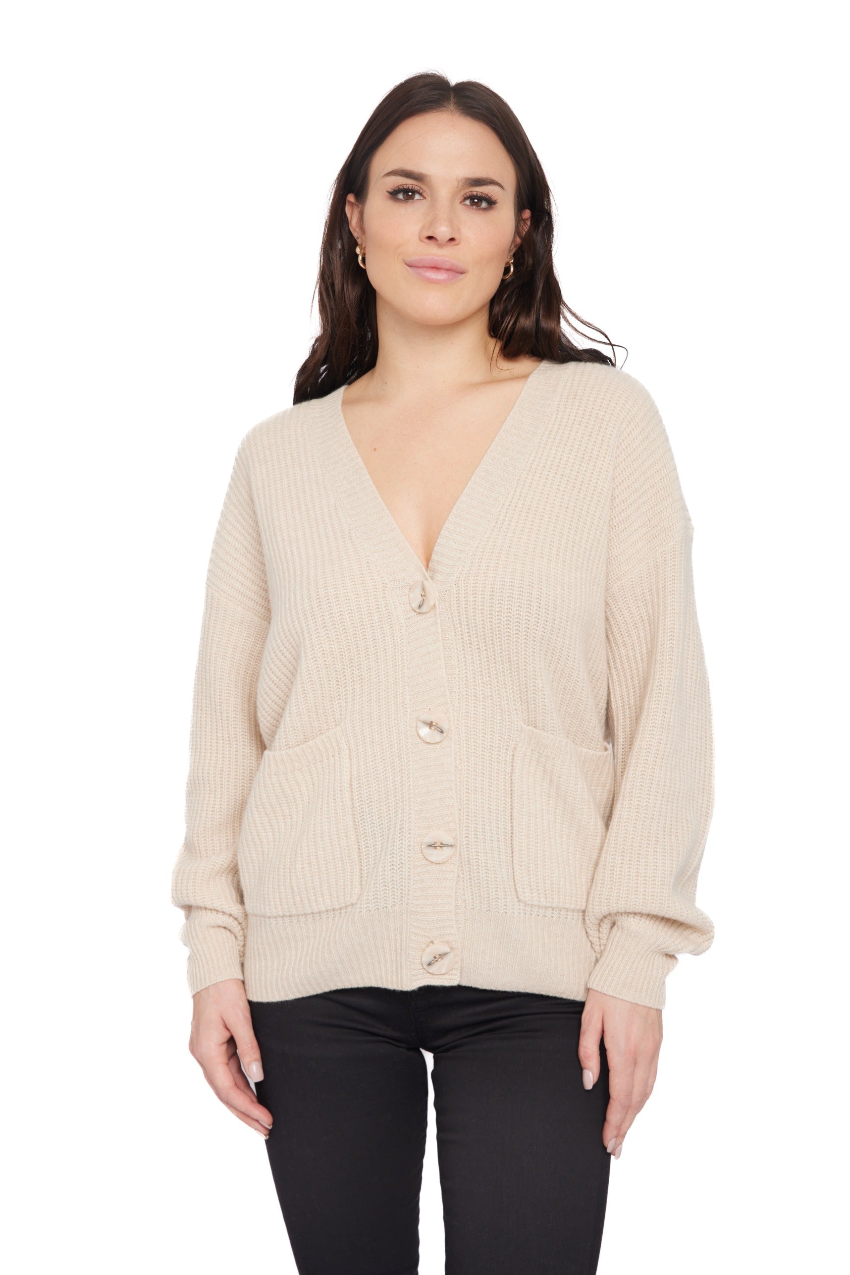 KAMIRA-A Oversized Chunky Cardigan
