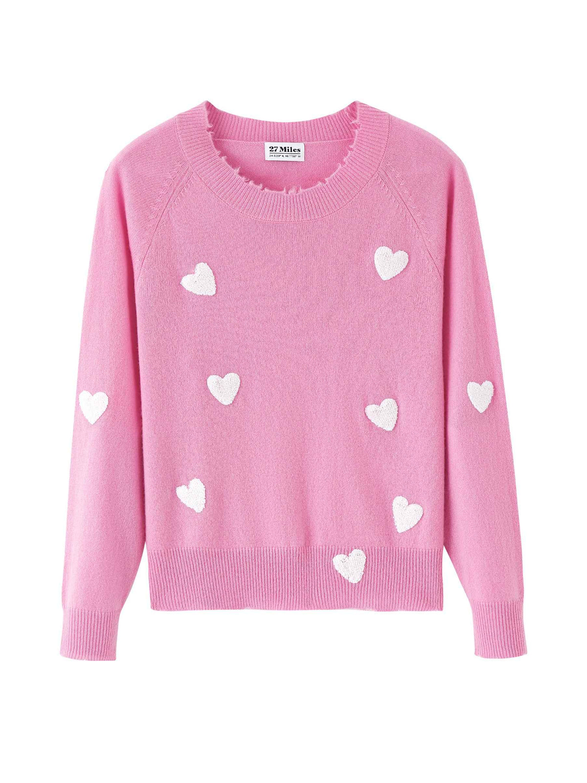 Carmen Cashmere Crew Neck Sweater | Relaxed Fit