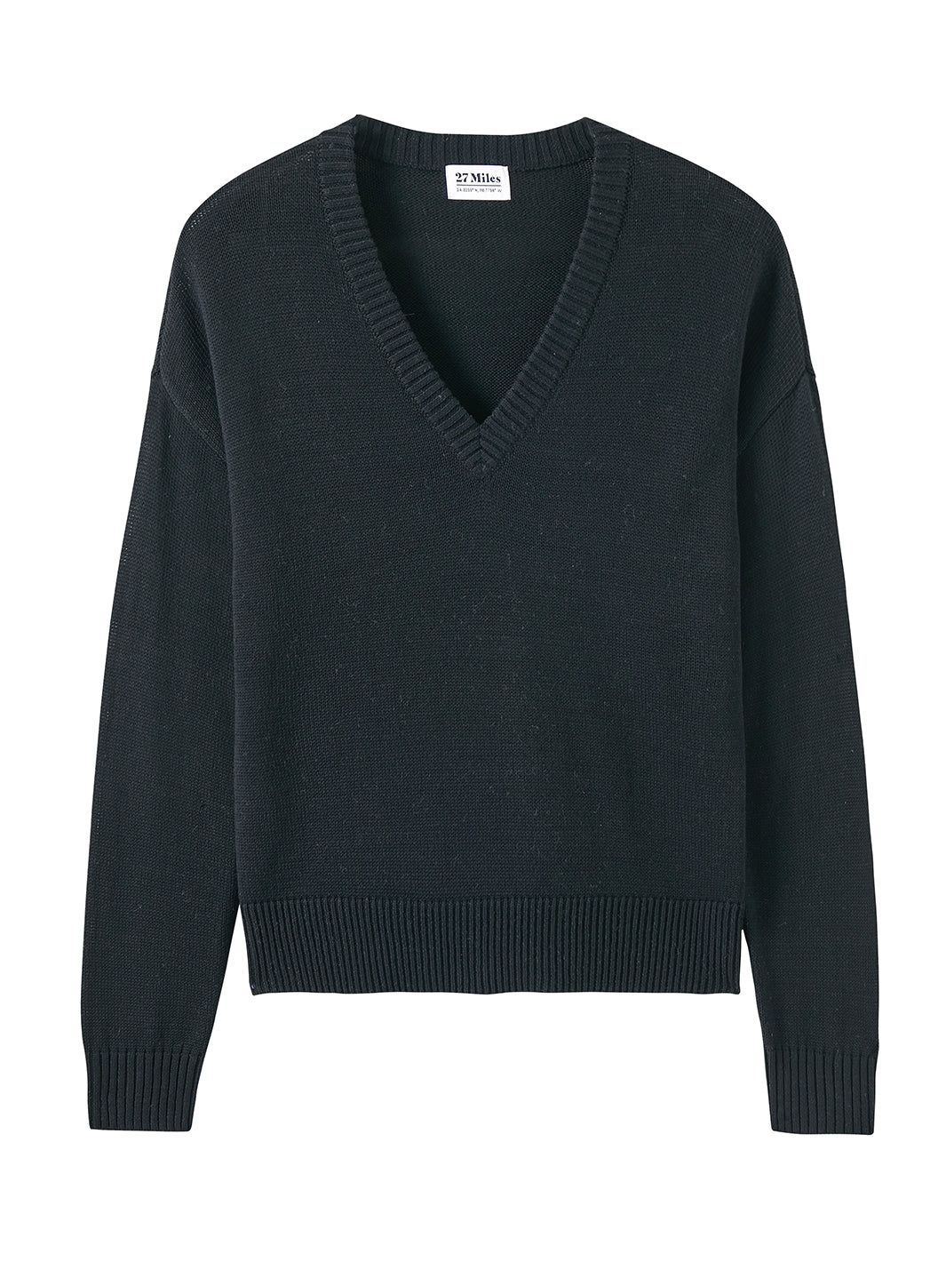 Cherise Cotton Elbow Heart V Neck