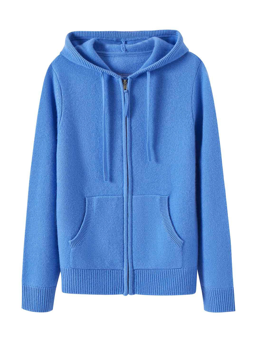 Elora Cashmere Pullover with Zip Hoodie