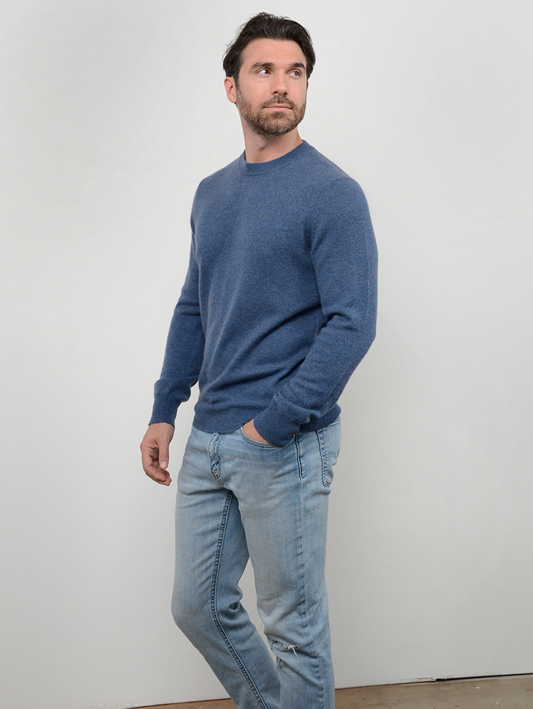 County Men's Cashmere Crewneck