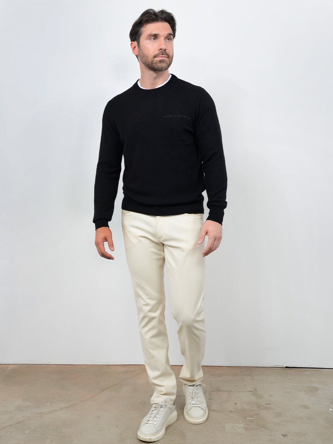 County Men's Cashmere Crewneck