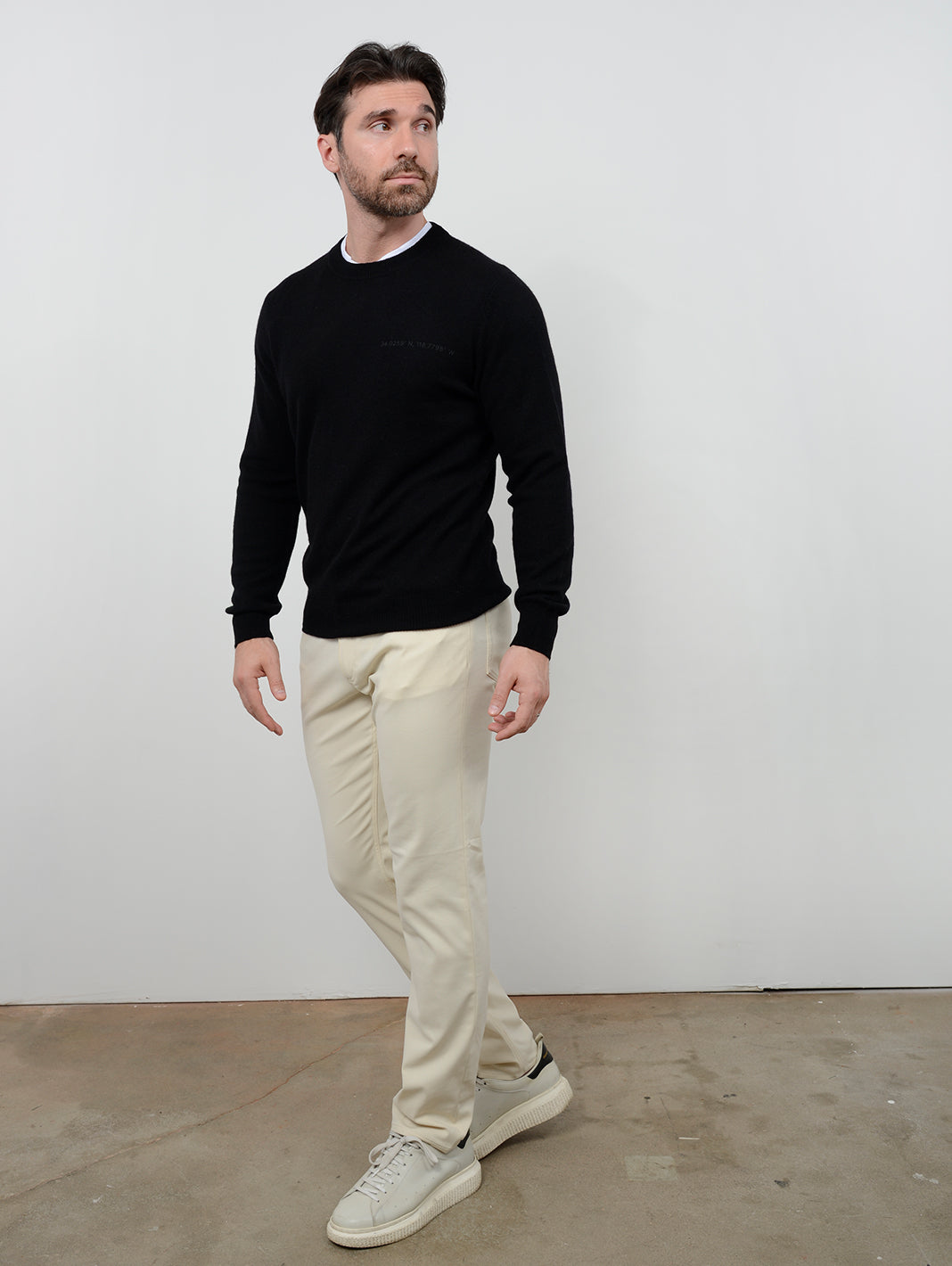 County Men's Cashmere Crewneck