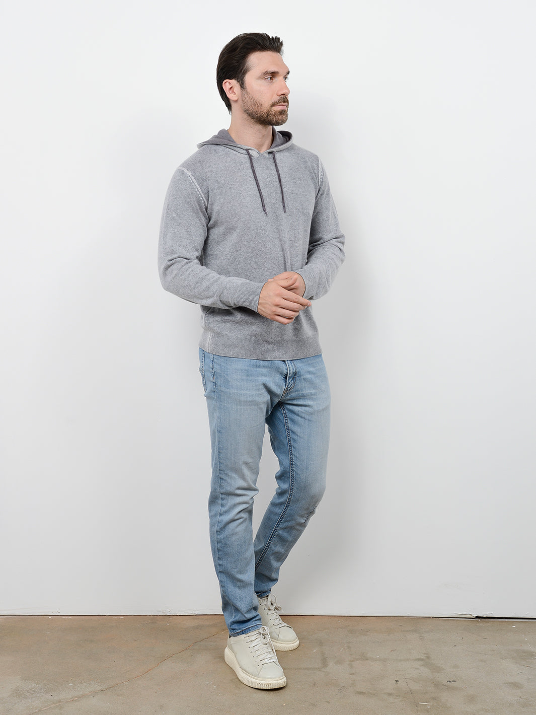 Strand Cashmere Pullover Hoodie