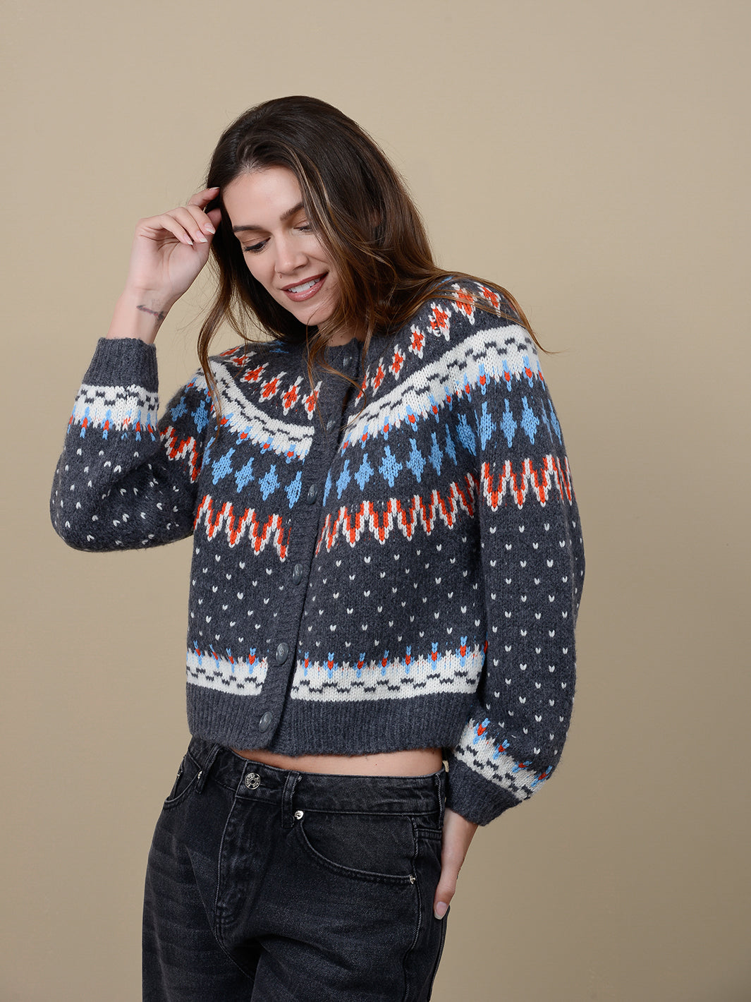 Calista Fair Isle Cardigan