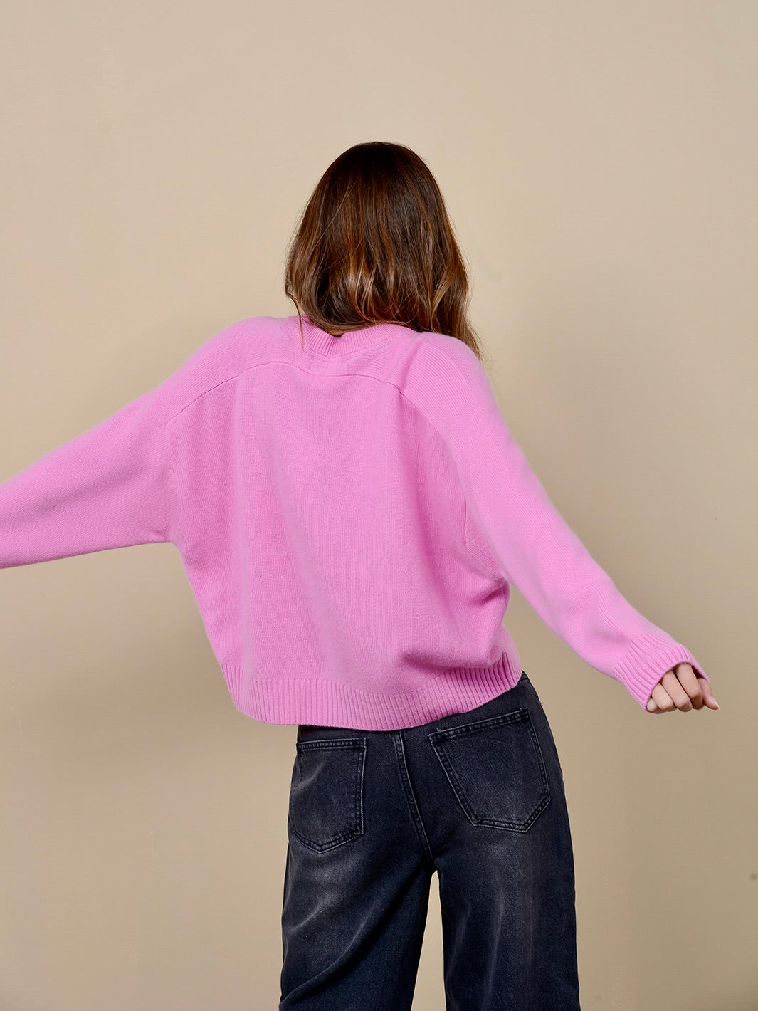 Iliana Cashmere Boxy Crewneck