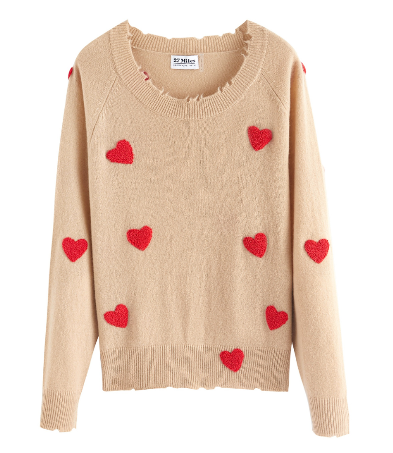 Carmen Women's Cashmere Crew Neck Sweater