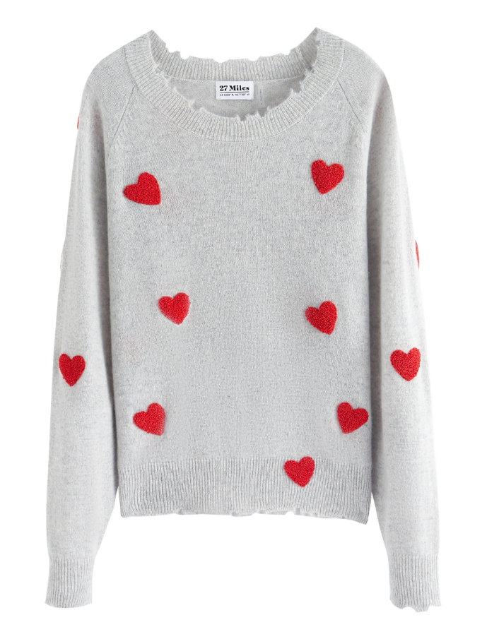 Carmen Cashmere Crew Neck Sweater for Women | Relaxed Fit