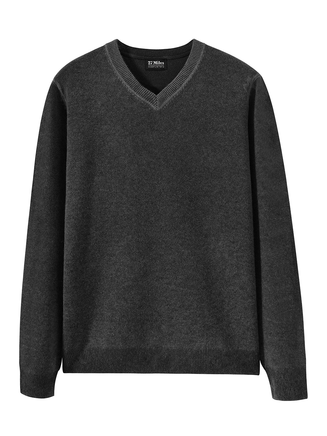 Cashmere Black Sweater for Men