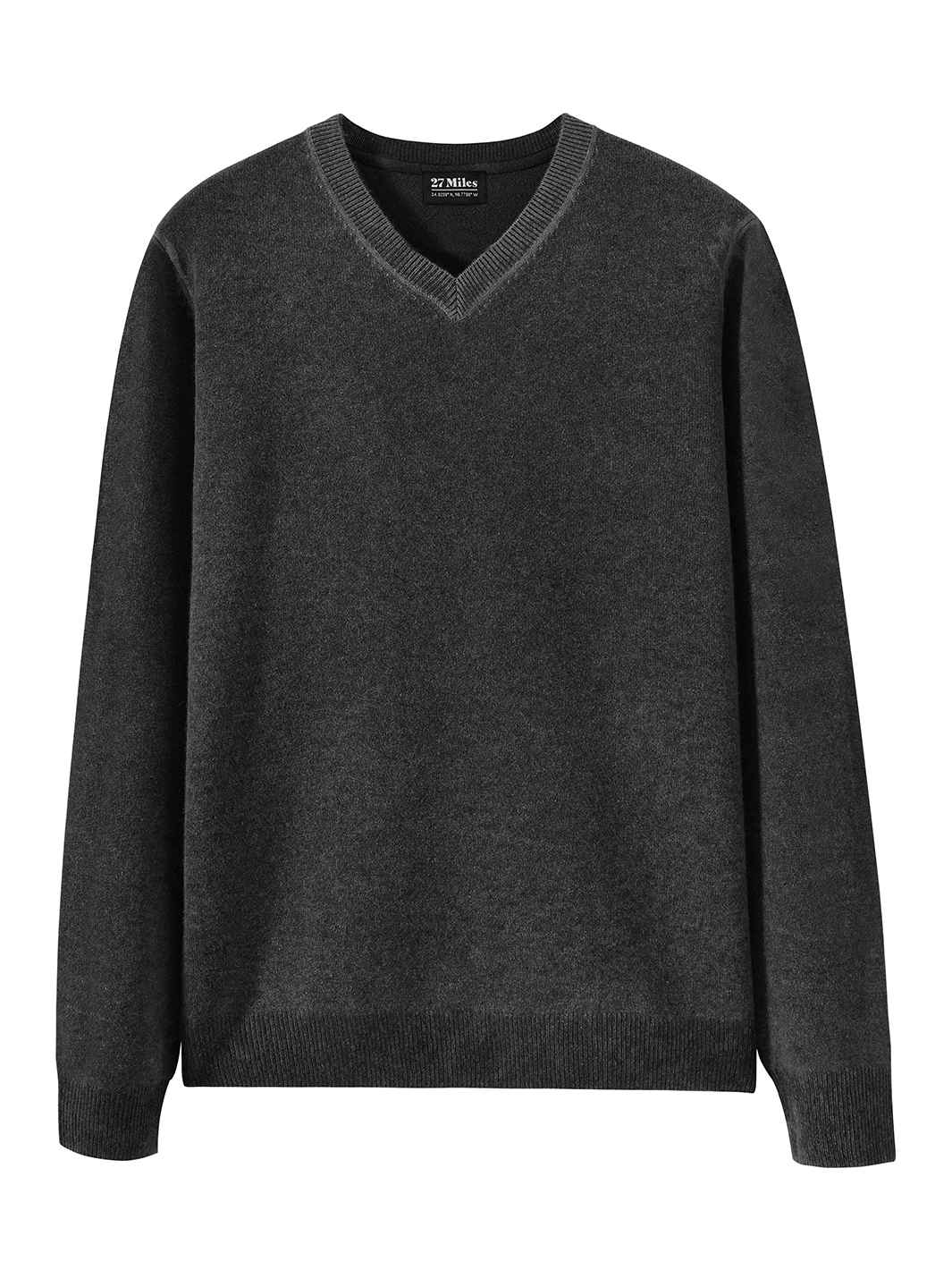 Cashmere Black Sweater for Men