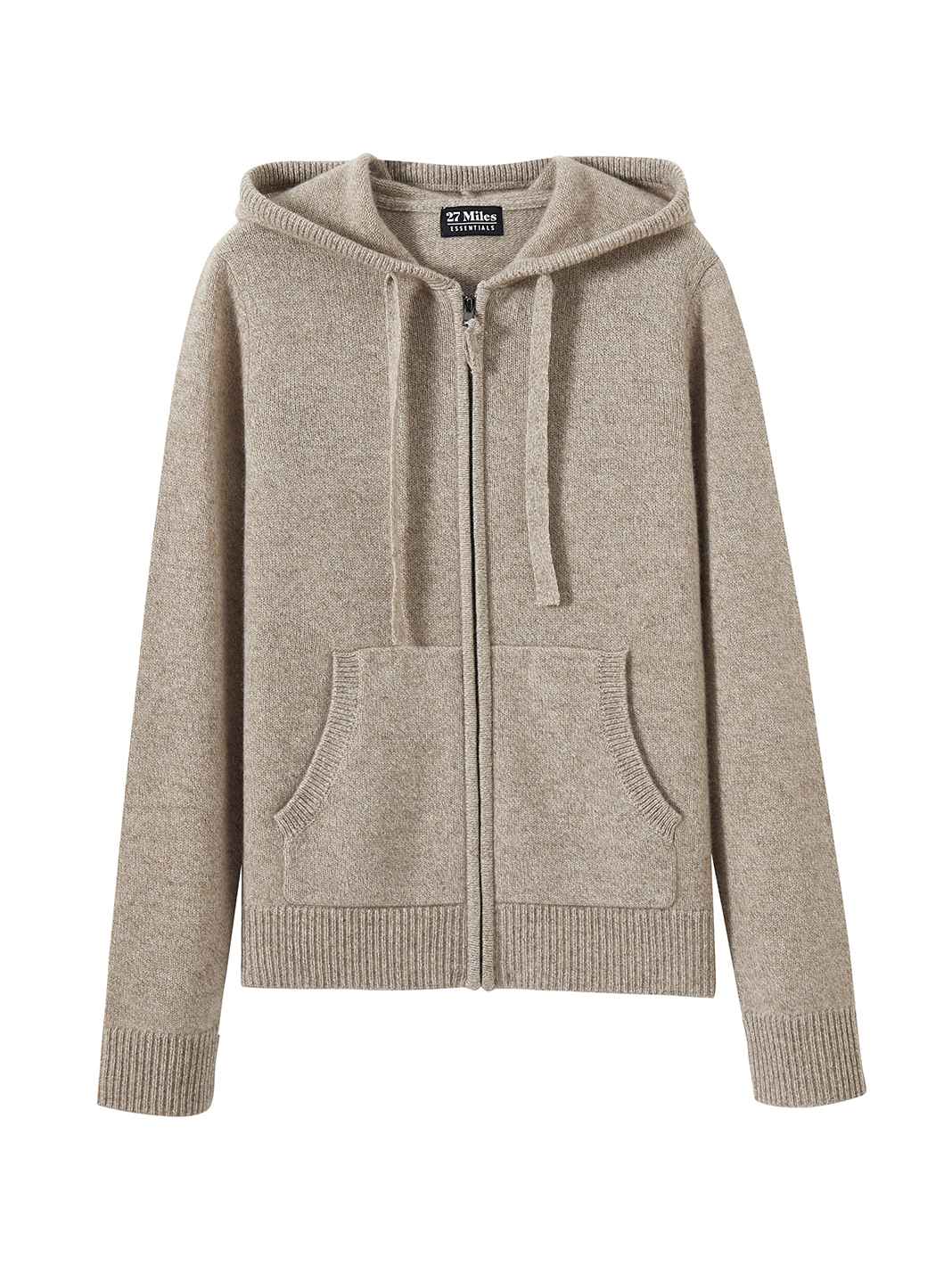 Elora Women's Cashmere Relaxed Fit Zip Hoodie