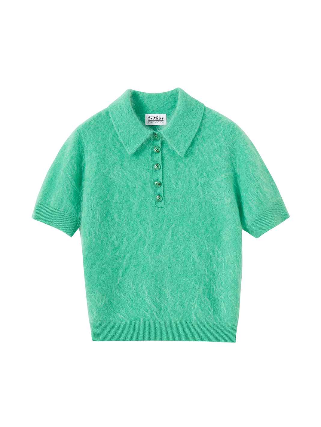 Alessia Cashmere Short Sleeve Polo