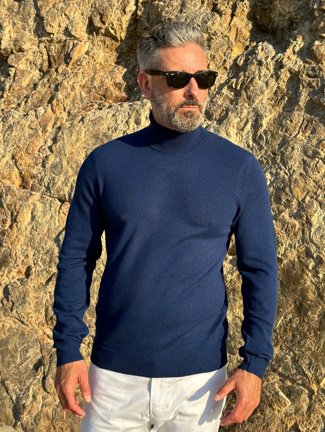 Men's Turtleneck Cashmere Sweater