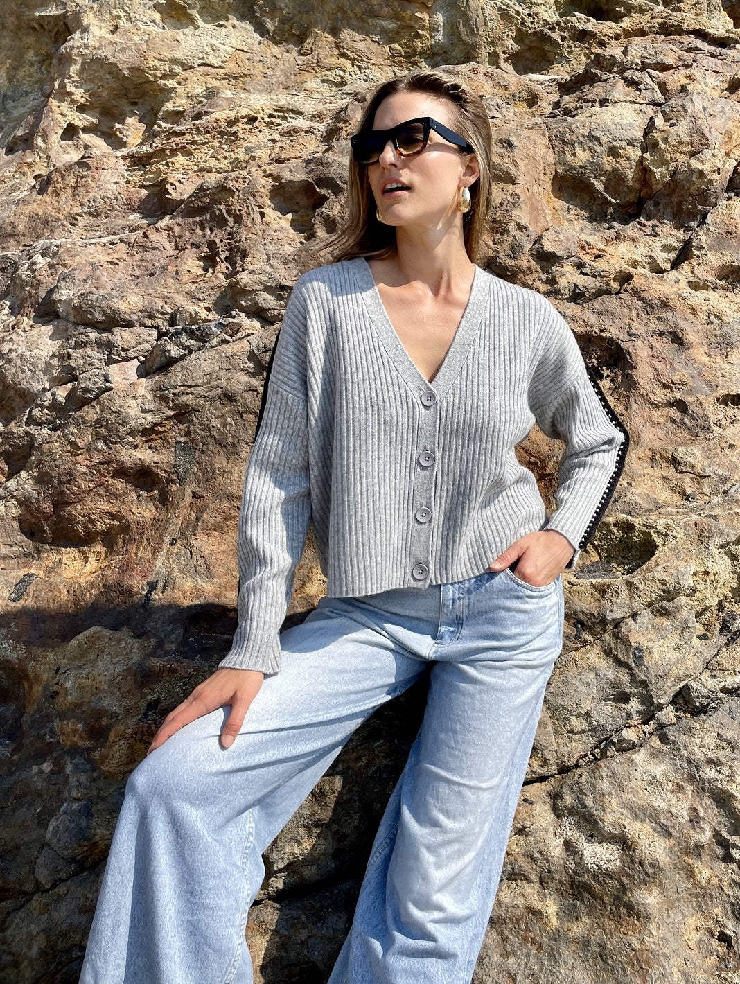 Leila Cashmere Cardigan for Women