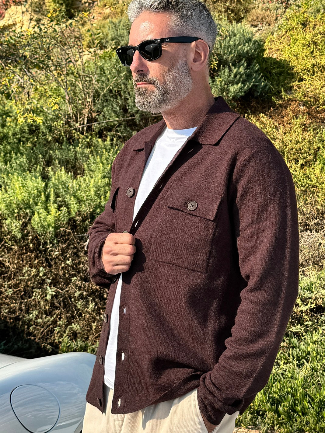 Knitted Woolen Jacket for Men