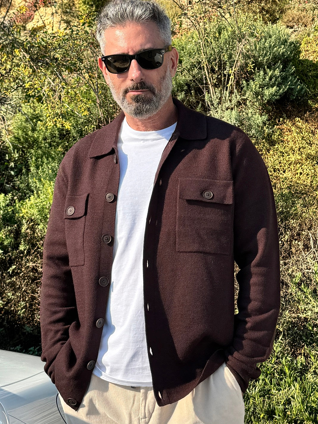 Knitted Woolen Jacket for Men