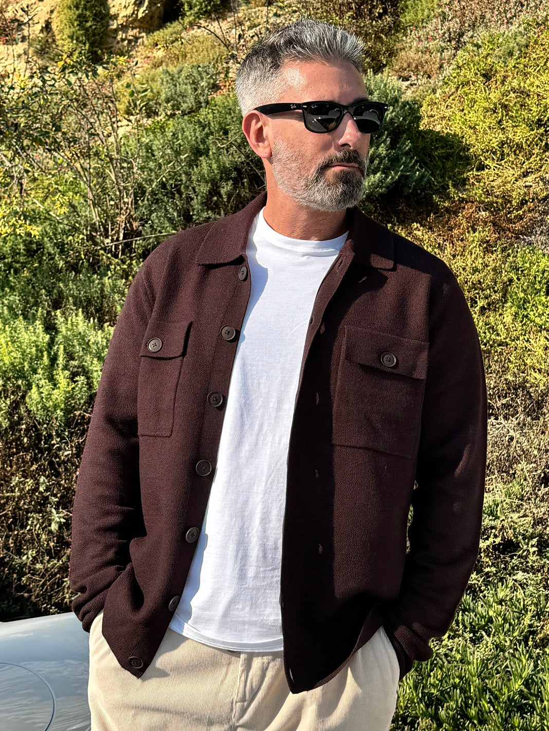 Knitted Woolen Jacket for Men