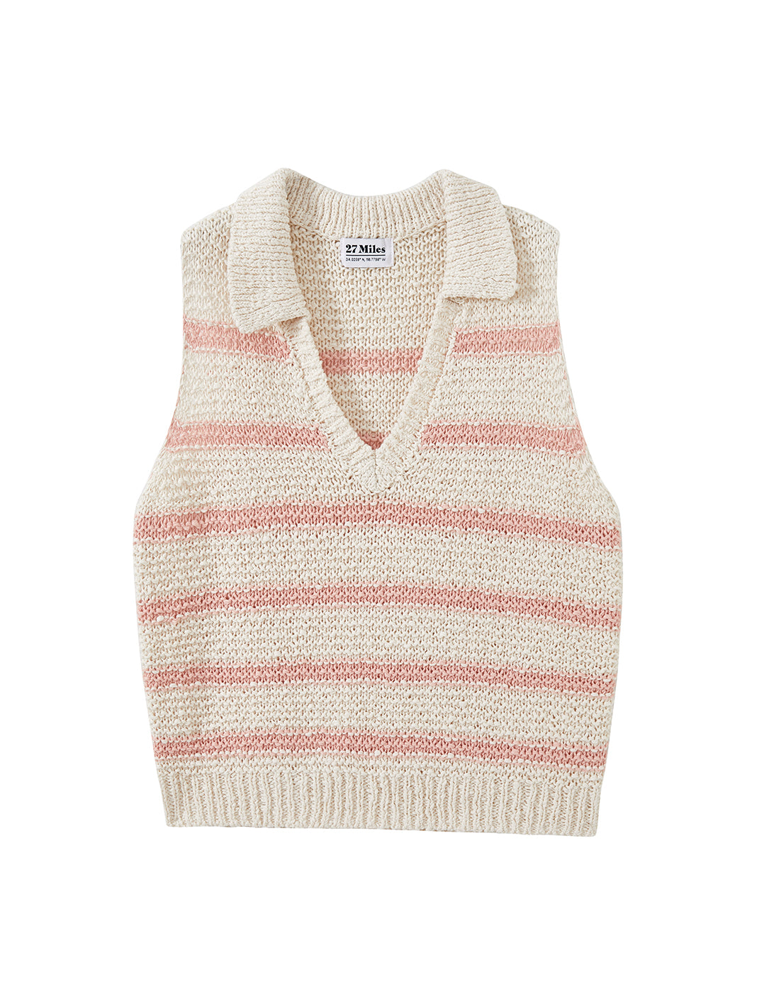 Sigrid Cotton Stripe Collar Tank
