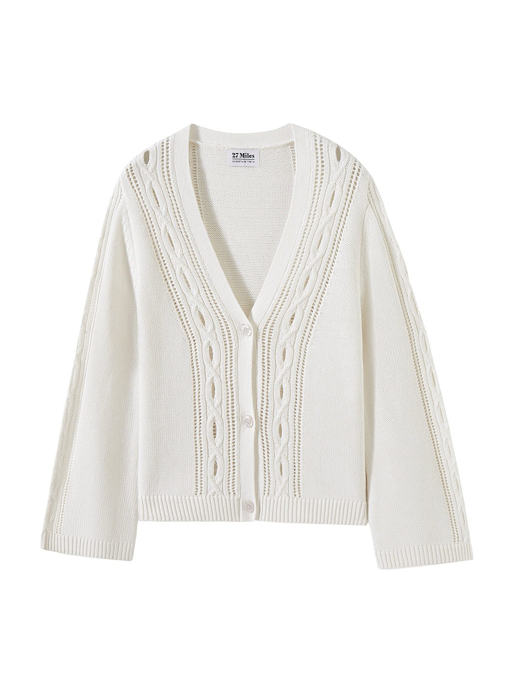 Haven Cotton V Neck Cardigan