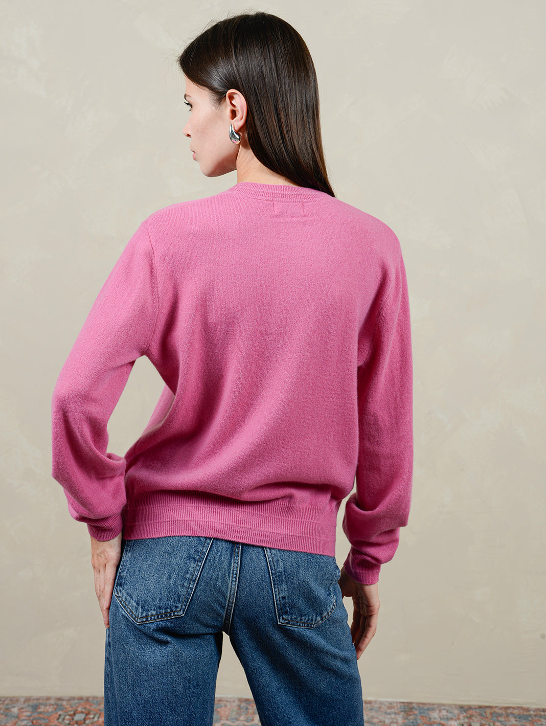 Polly Women's Cashmere Round Neck Pullover