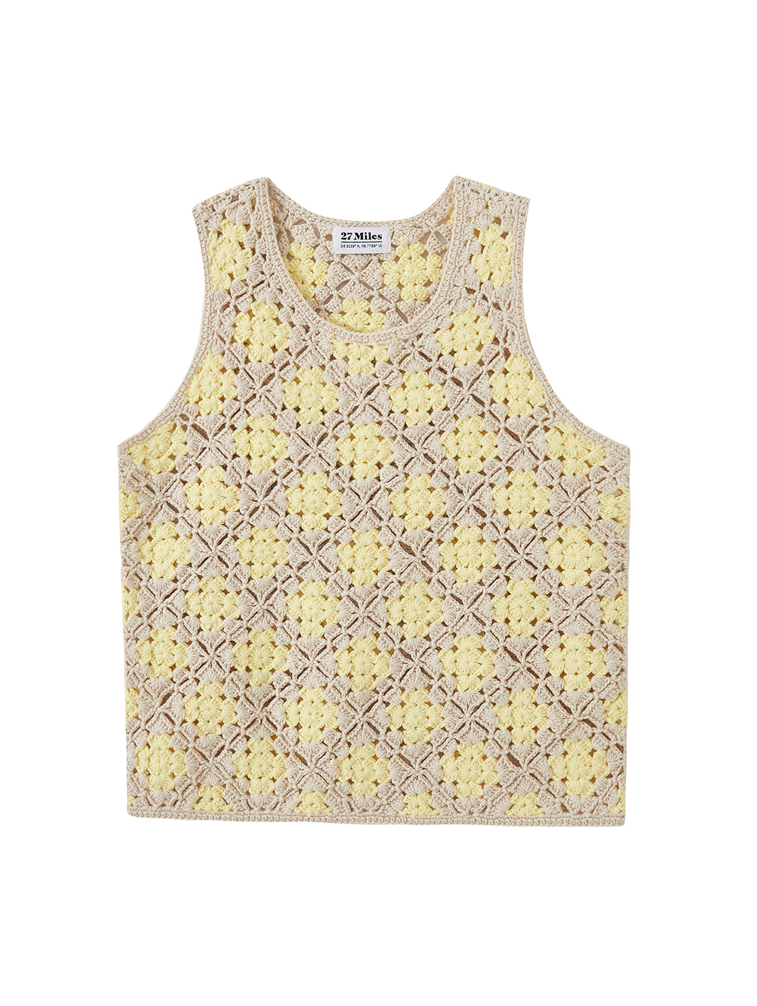 Ivana Cotton Crochet Tank