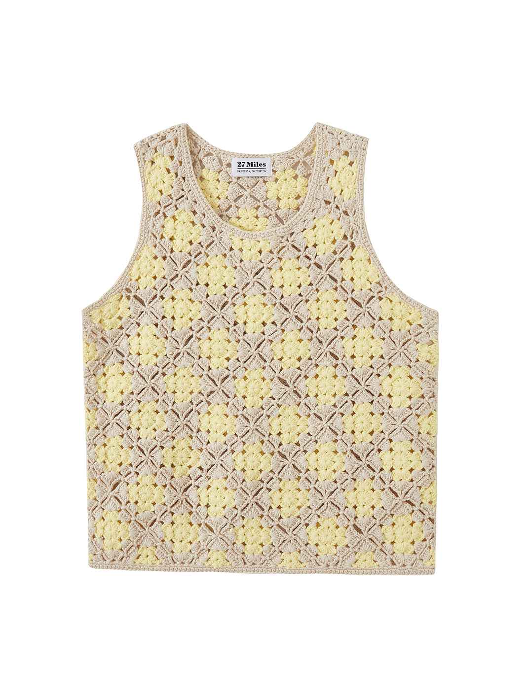 Ivana Cotton Crochet Tank