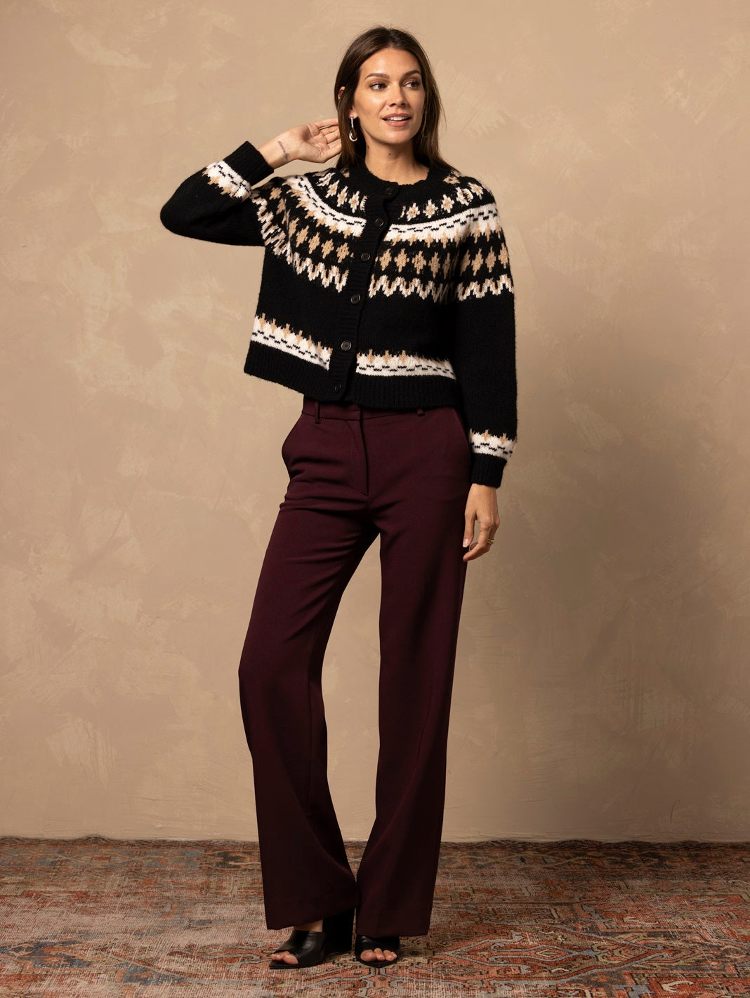 Calista Fair Cashmere Cardigan for Women