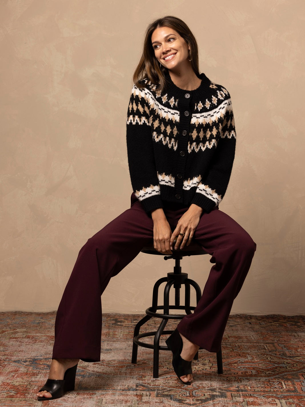 Calista Fair Cashmere Cardigan for Women