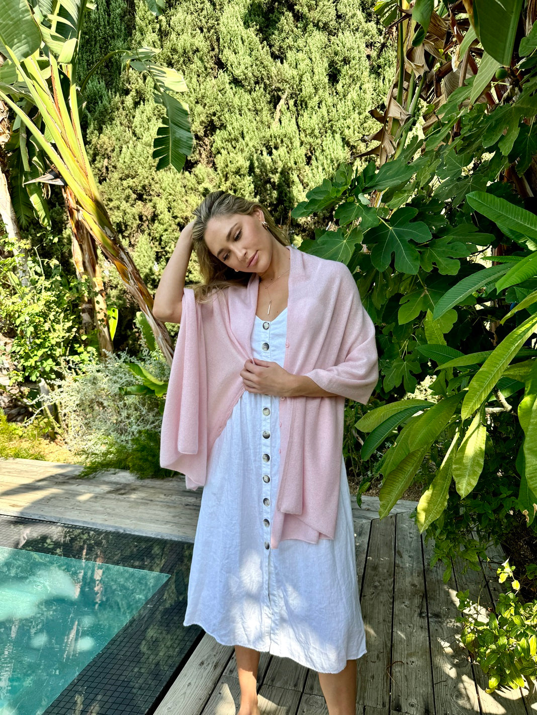 Cashmere Travel Poncho Wrap