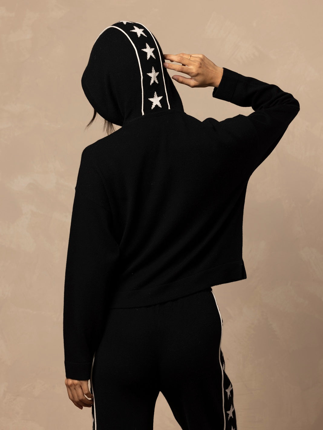 Isolde Cashmere Blend Star Hoodie