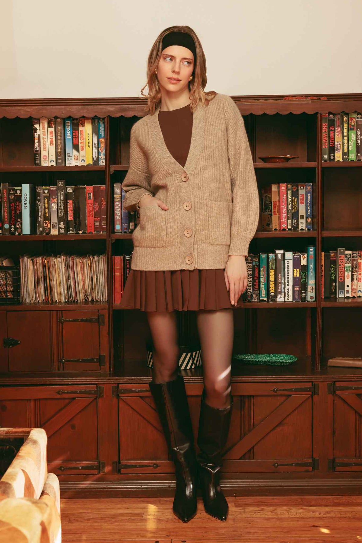 Kamira Cashmere Oversized Cardigan