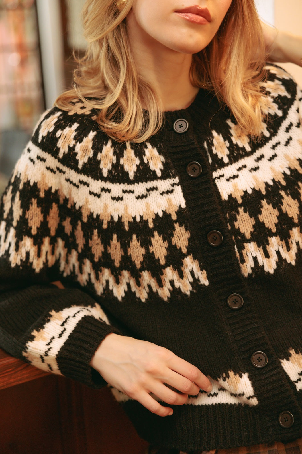 Calista Fair Cashmere Cardigan for Women