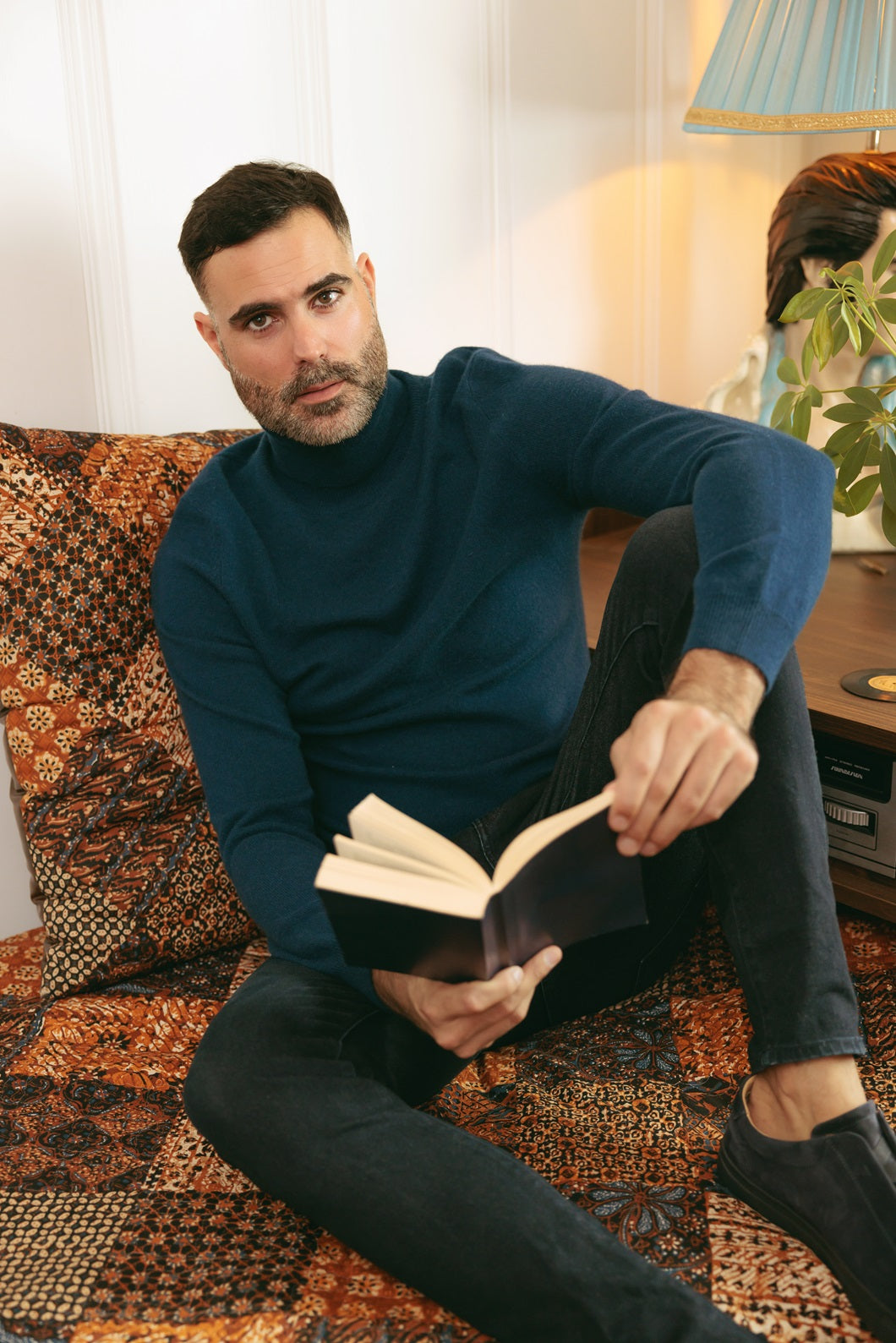 Men's Turtleneck Cashmere Sweater