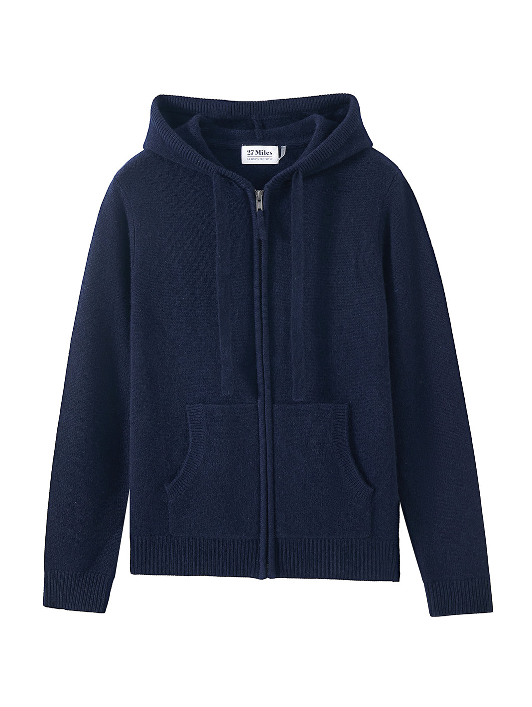Elora Cashmere Zip Hoodie
