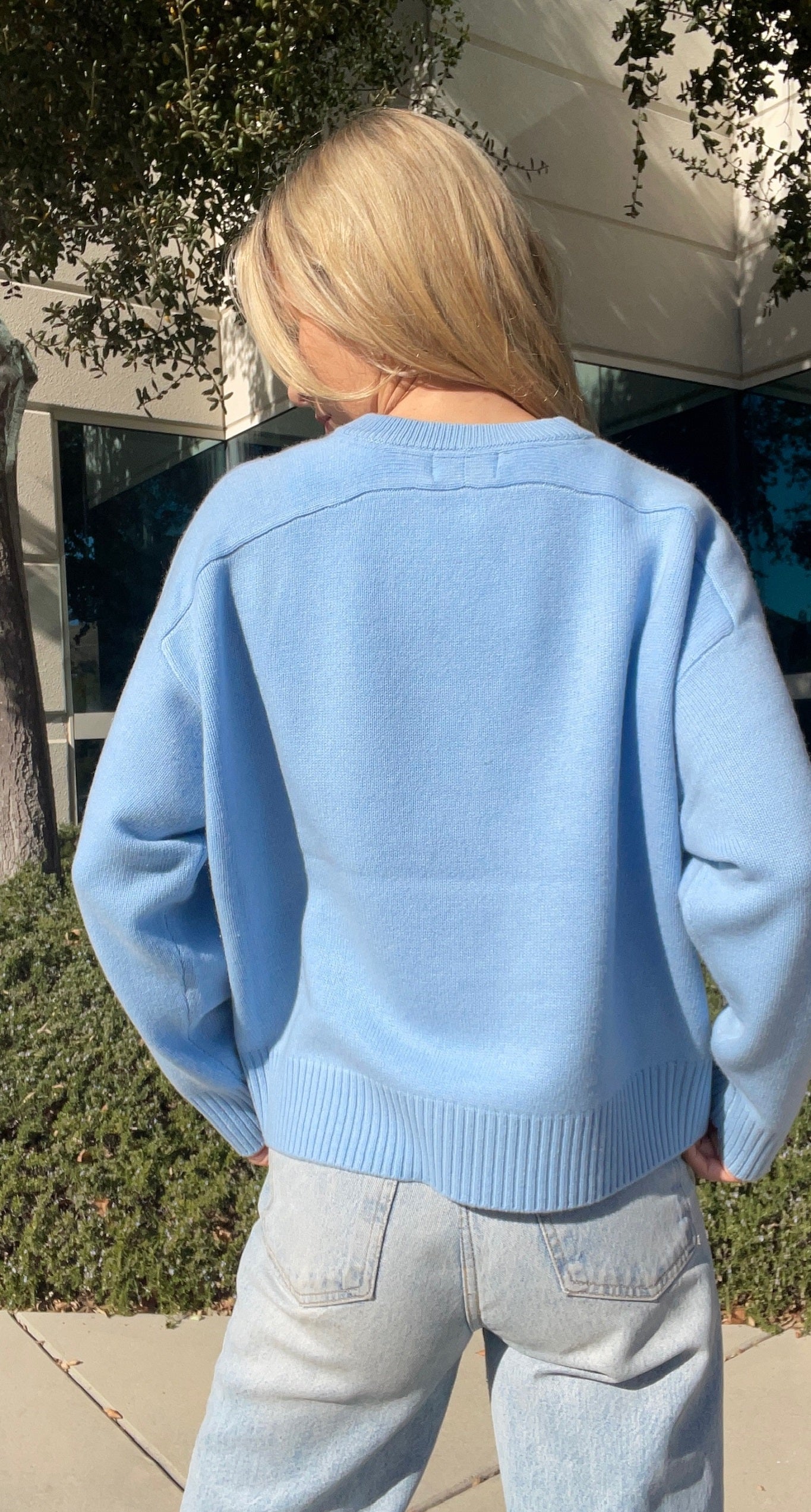 Iliana Cashmere Boxy Crewneck