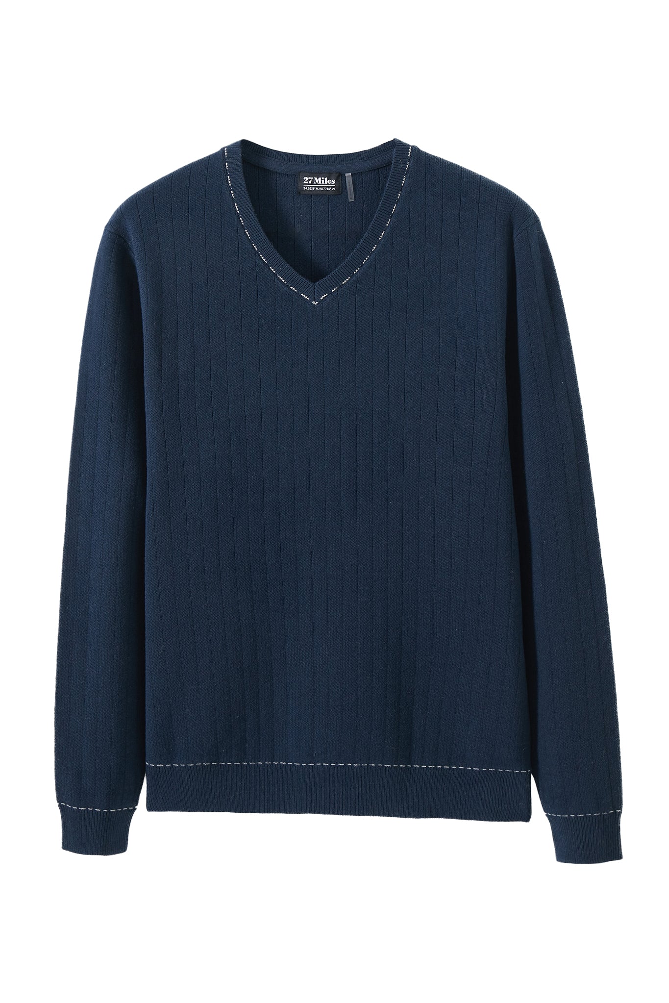 Buca Men's Cotton V Neck Sweater