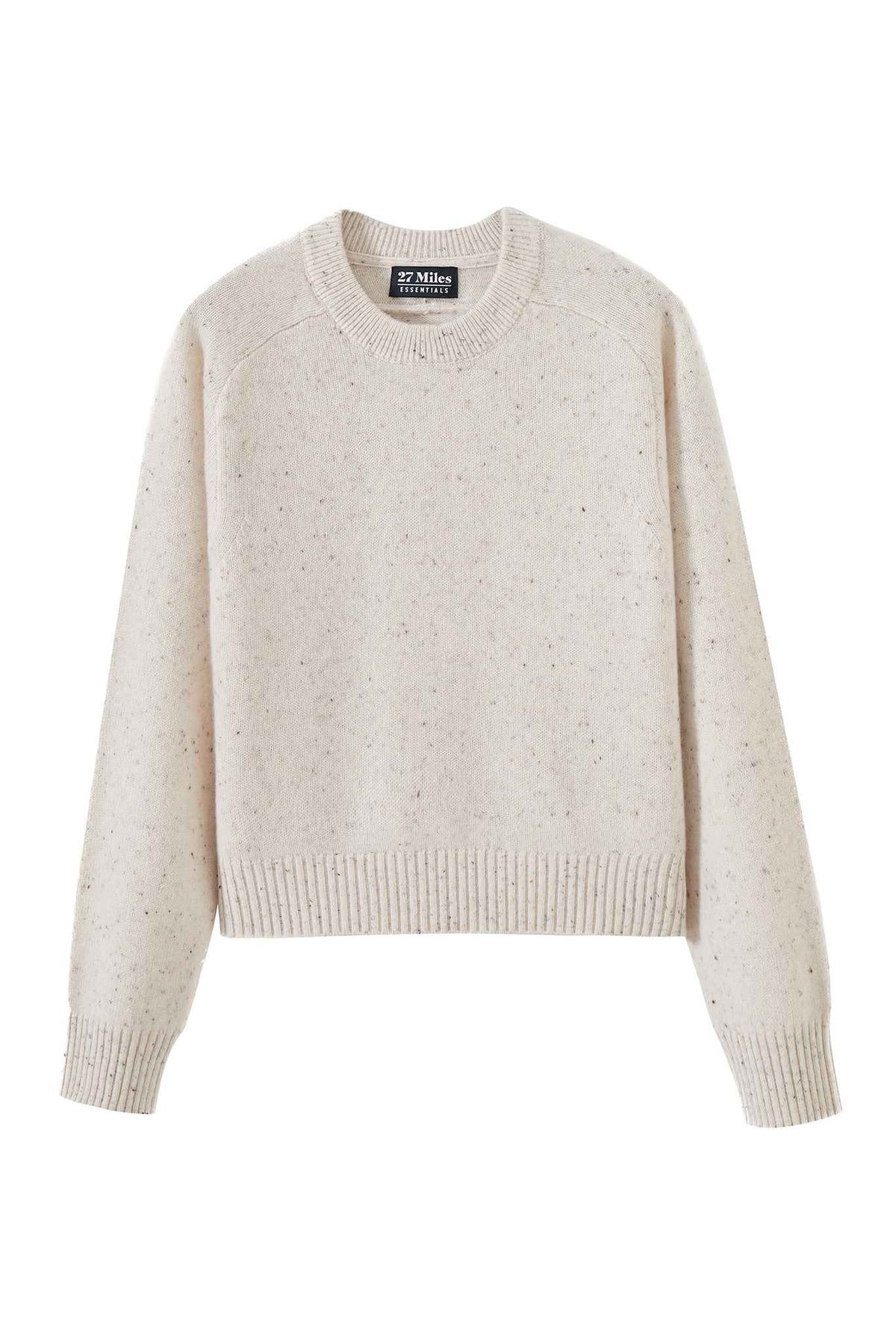 Alyson Cropped Cashmere Crewneck