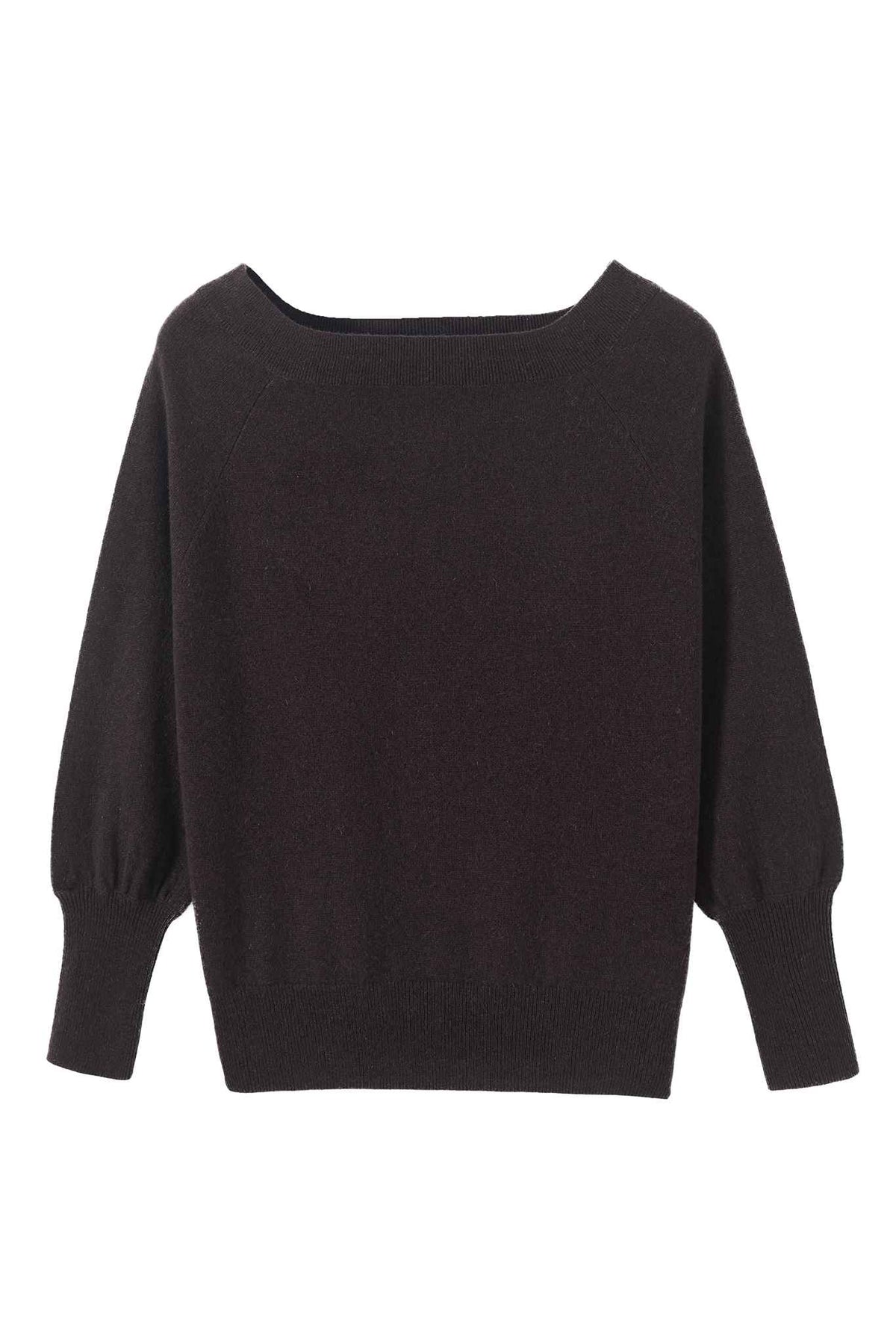 Corry Cashmere Off the Shoulder Sweater