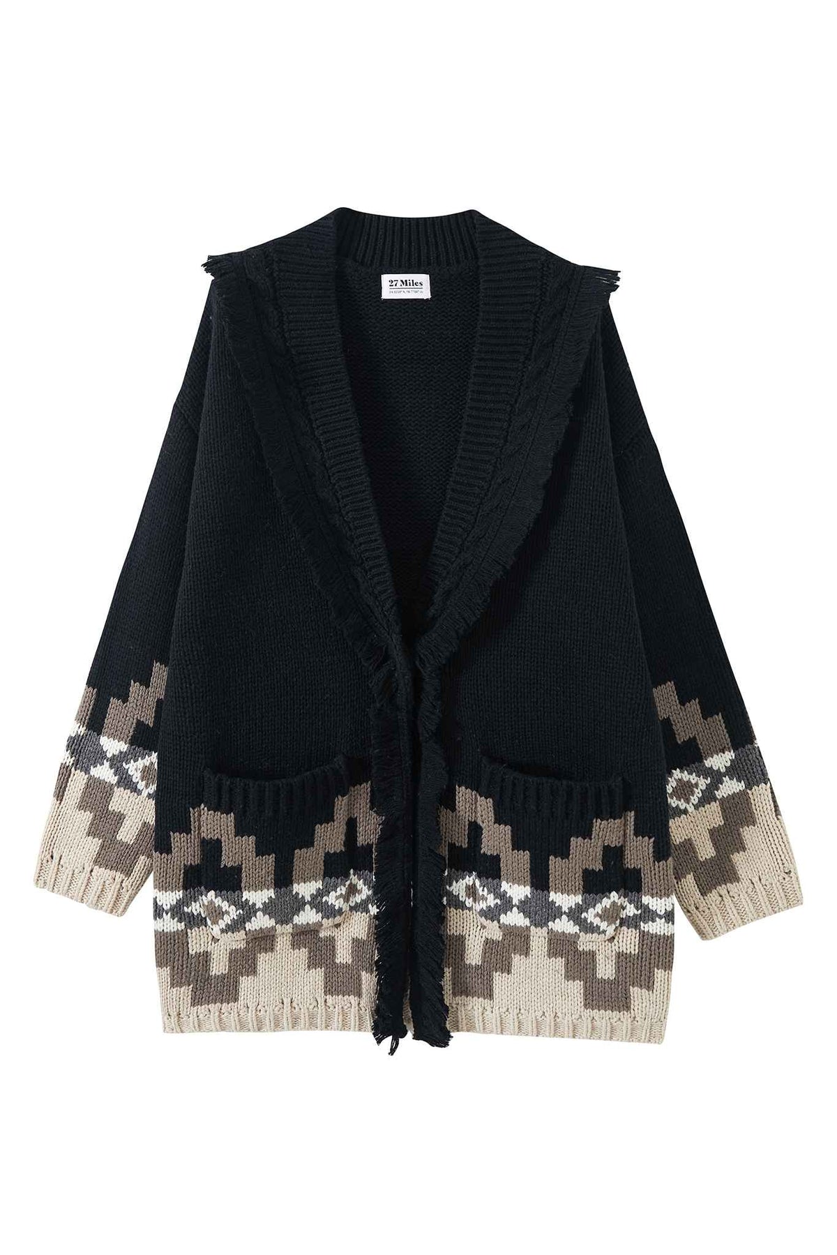 Demeree Cardigan with Southwestern Pattern