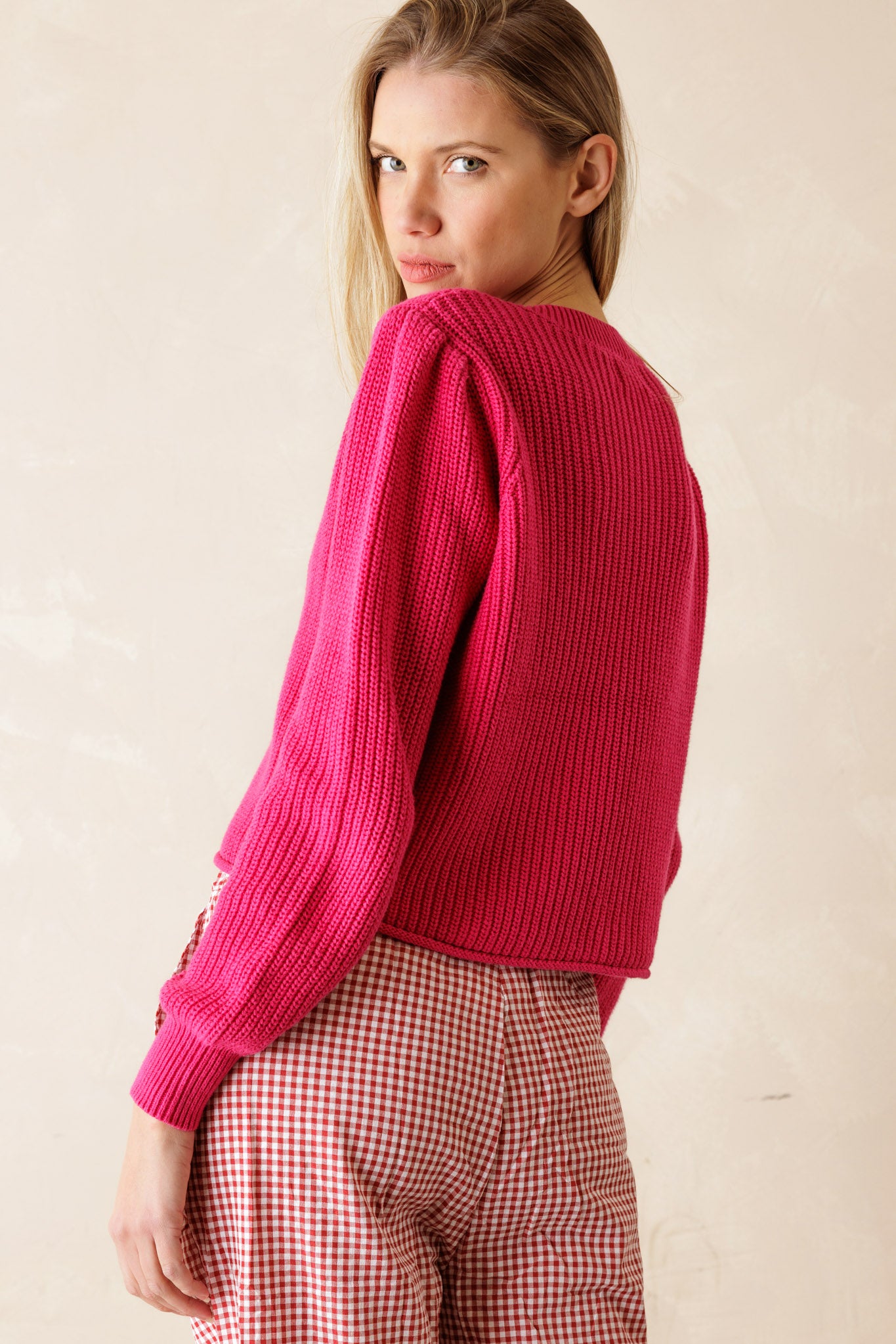 Valentine Cotton Cut Out Heart Sweater