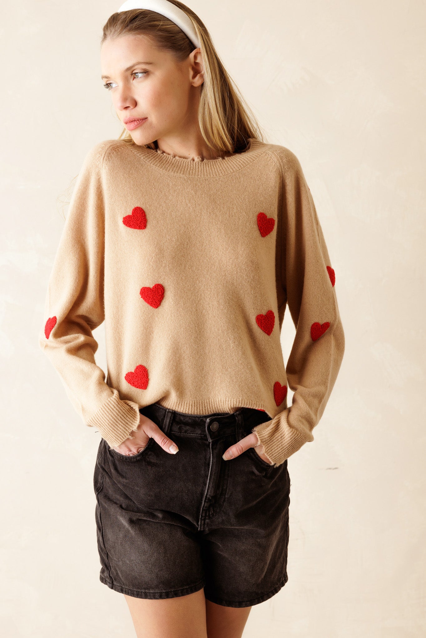 Carmen Women's Cashmere Crew Neck Sweater