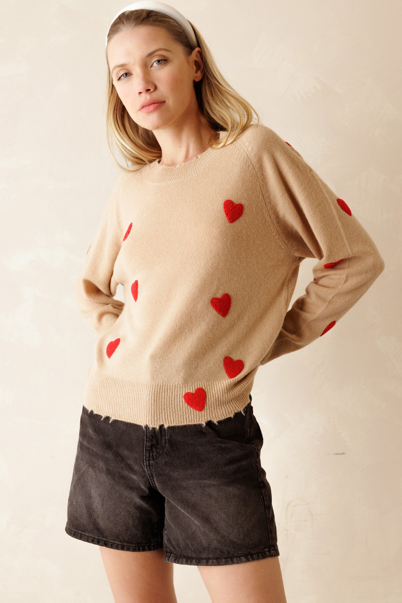 Carmen Women's Cashmere Crew Neck Sweater