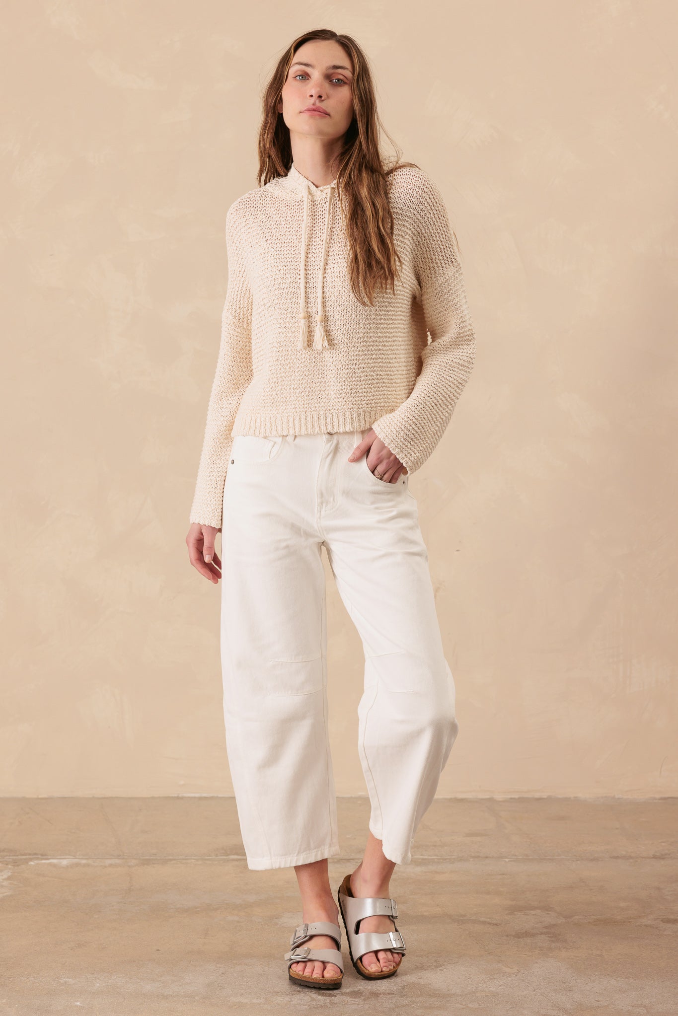 Tatiana Chunky Cotton Pullover Hoodie