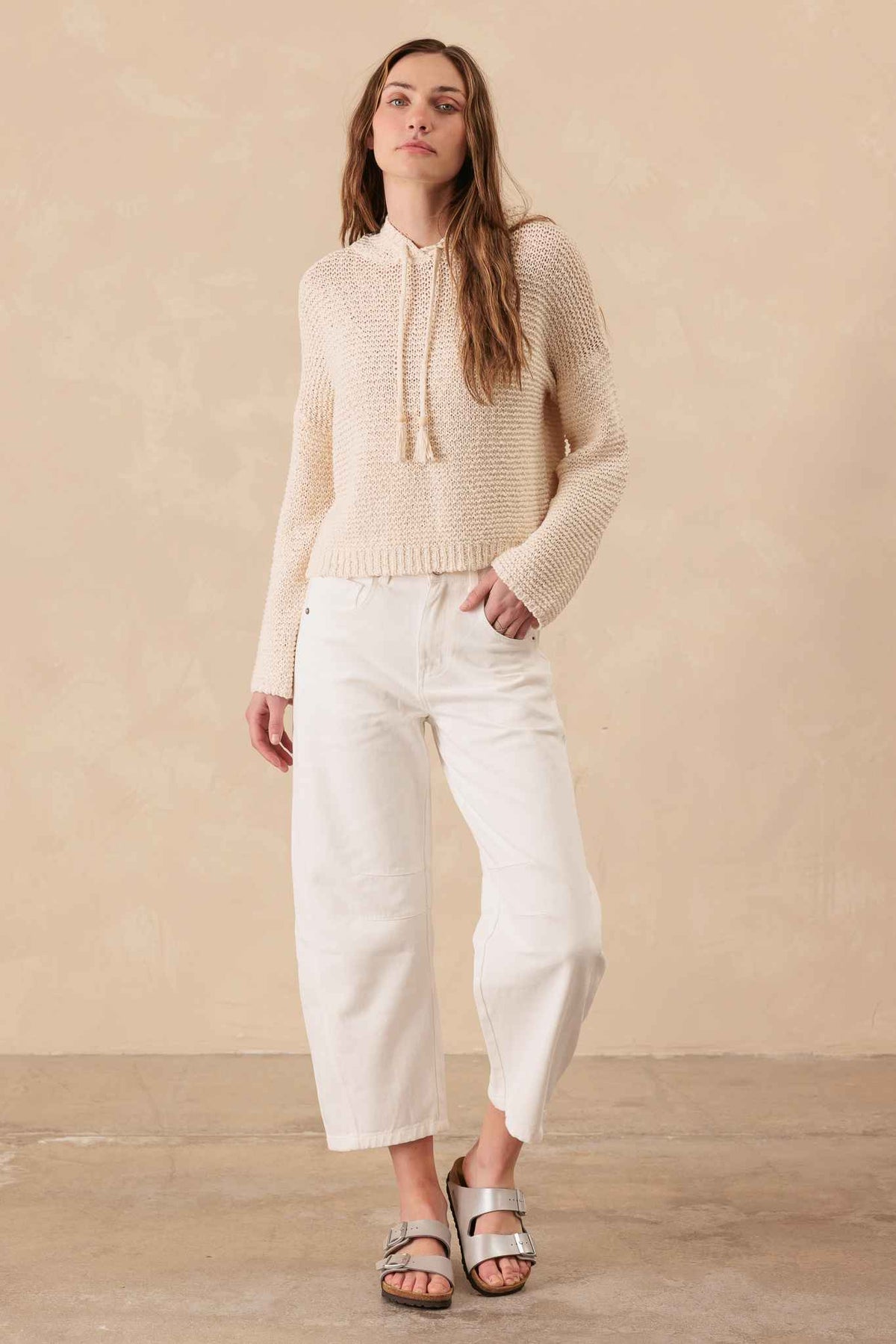 Tatiana Chunky Cotton Pullover Hoodie