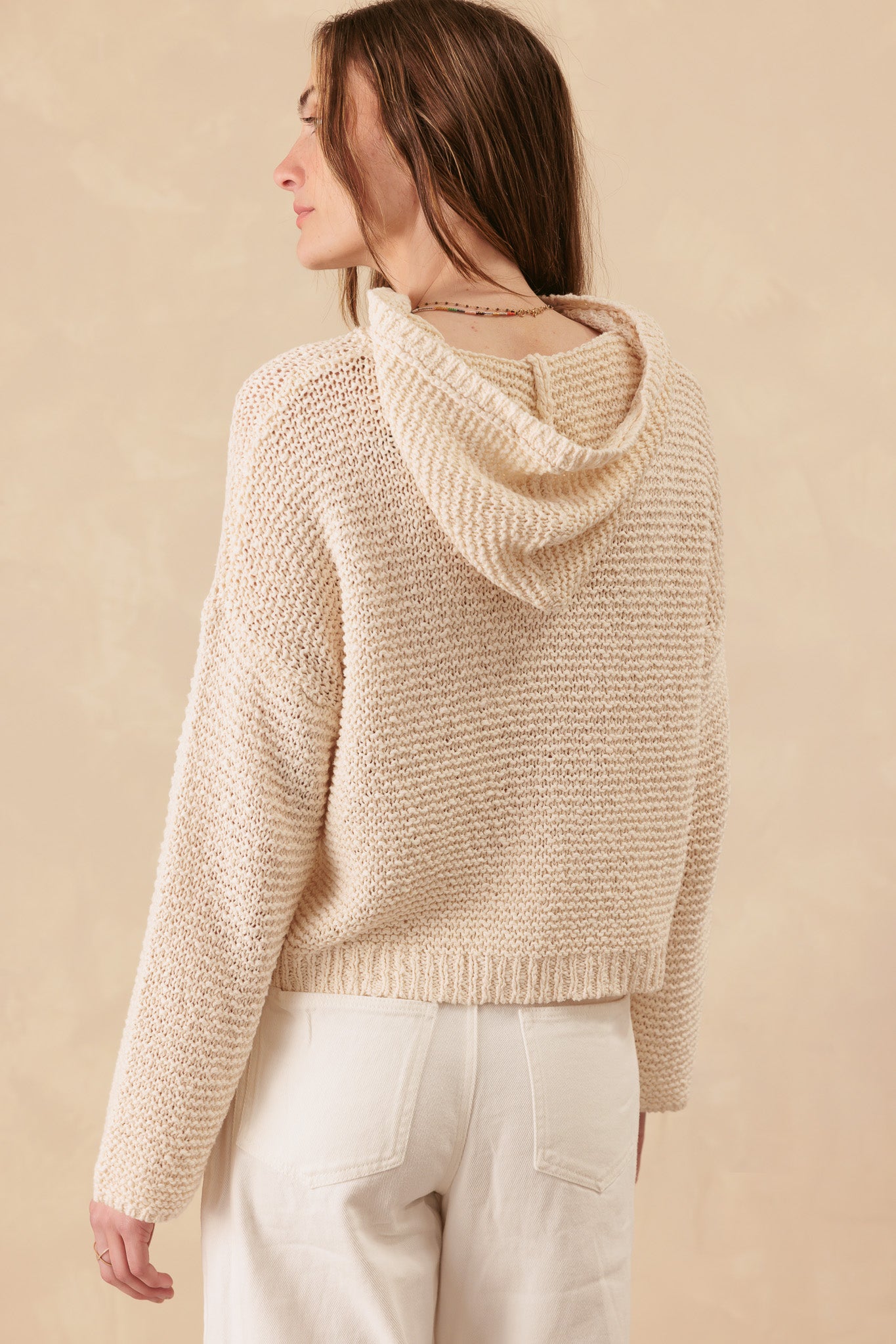 Tatiana Chunky Cotton Pullover Hoodie