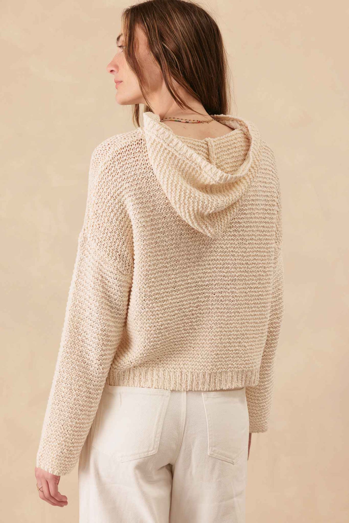 Tatiana Chunky Cotton Pullover Hoodie