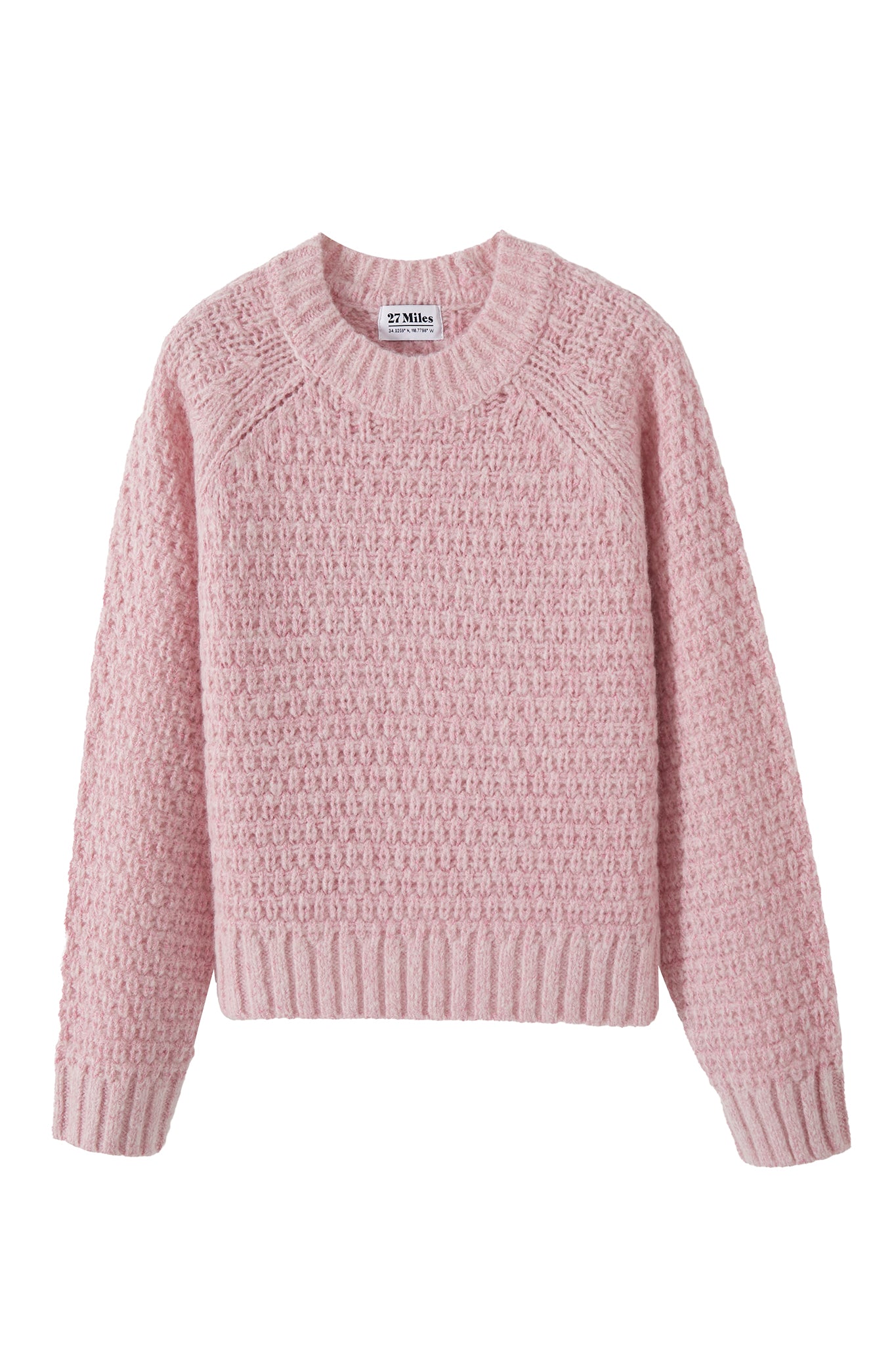 ALMA CHUNKY CASHMERE BLEND CREW