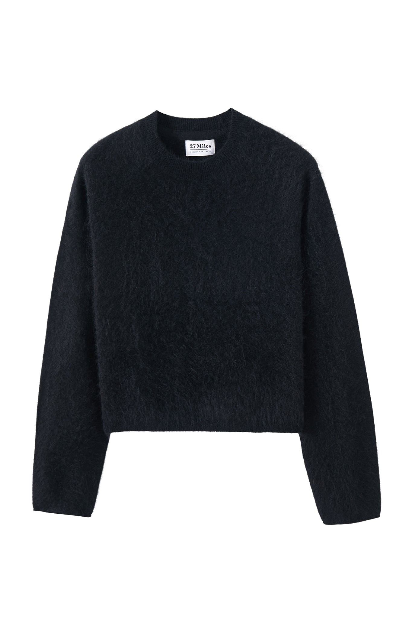 Melly Brushed Cashmere Crew
